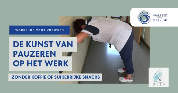 banner van de opleiding rustmomenten op het werk 