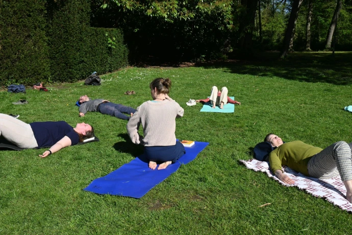 Foto Astrid Lies Van Puyvelde  buiten bewegen